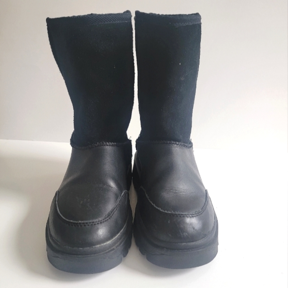 Vintage 90s/Y2K women's Skechers leather platform chunky outdoor boots, size 8.5 - Picture 4 of 7